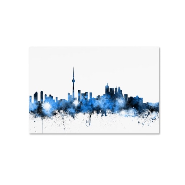 Trademark Fine Art Michael Tompsett 'Toronto Canada Skyline